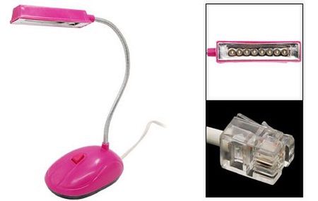 Lampka OLED zasalana przez gniazdko telefoniczne! 2