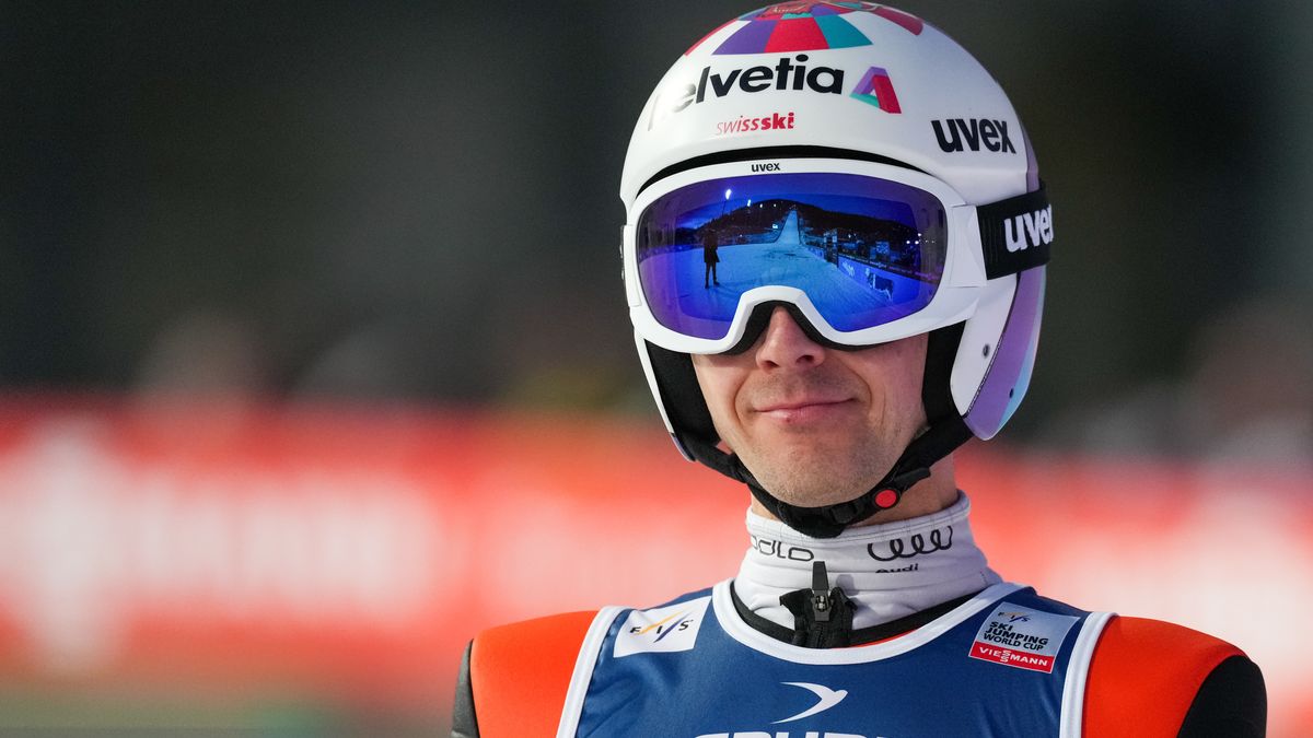 Simon Ammann (SUI) during the individual competition for FIS Ski Jumping World Cup In Zakopane, Poland, on January 17, 2022. (Photo by Foto Olimpik/NurPhoto via Getty Images)