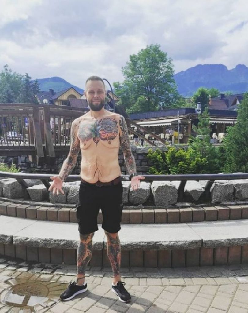 Mateusz Borkowski z "Gogglebox" pokazał zdjęcie z plaży