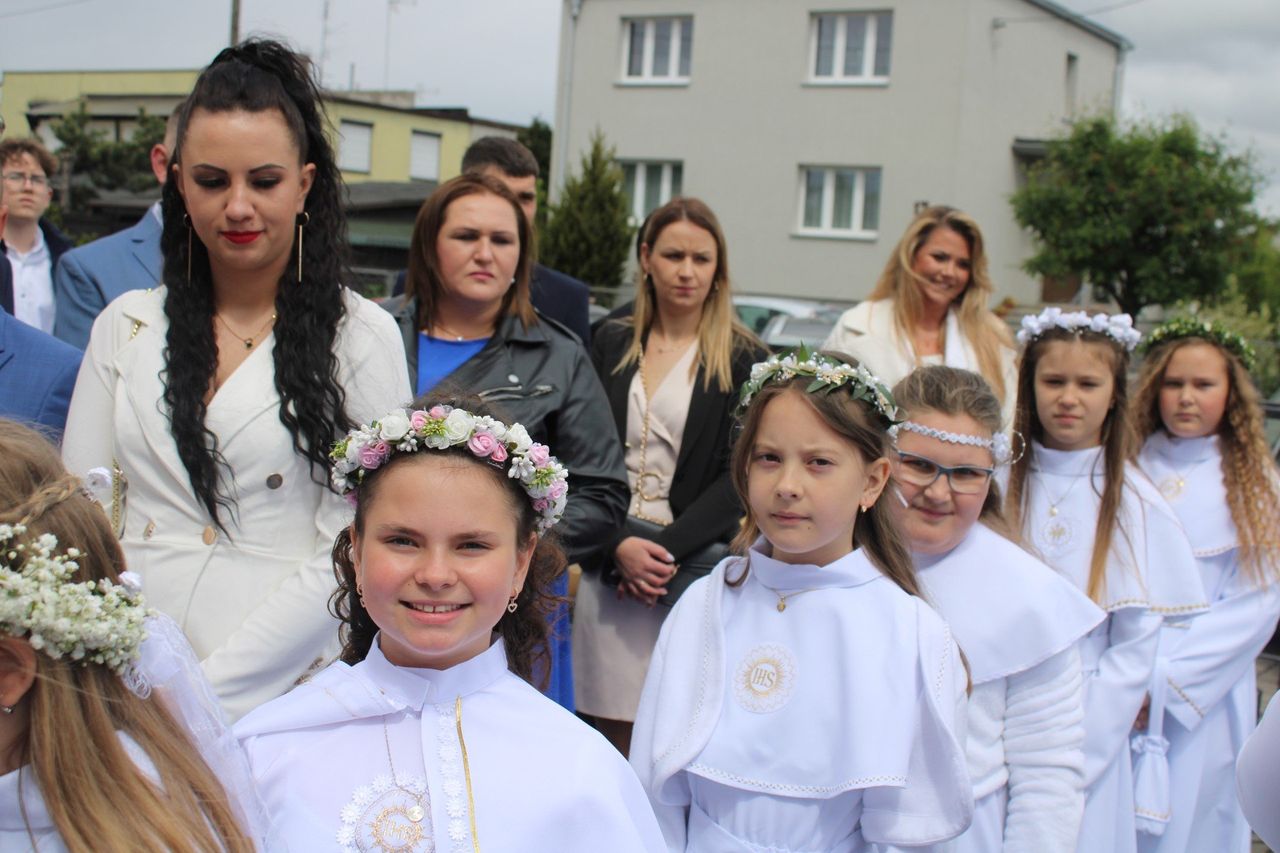 Pierwsza Komunia Święta w parafii pw. bł Jolenty w Gnieźnie