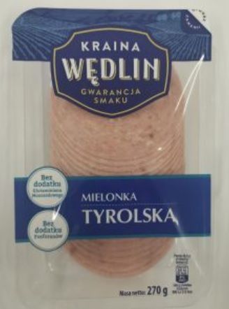 GIS ostrzega przed spożyciem &quot;Mielonki tyrolskiej&quot; z Sokołowa