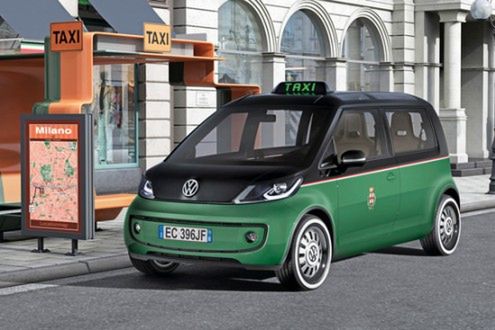 Zielone taksówki Volkswagena będą jeździć w Mediolanie