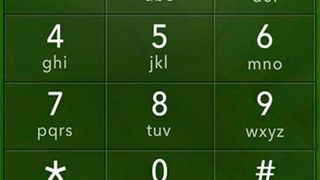 Dialer w iPhonie zdobiony na Palm Pre 1