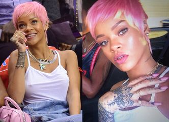 Rihanna z RÓŻOWYMI WŁOSAMI! "Ukradłam perukę Nicki Minaj!"