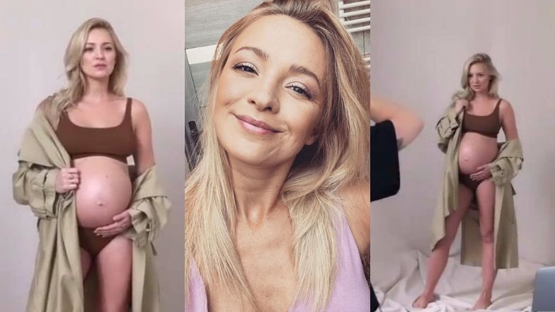 Barbara Kurdej-Szatan chwali się ciążowym brzuszkiem w sesji zdjęciowej