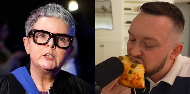 Karolina Korwin Piotrowska MIAŻDŻY pizzę Książula. "G*wnowacenie w pełnej krasie"