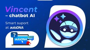 Inteligentne wsparcie w autoDNA. Chatbot Vincent pomoże sprawdzić auto