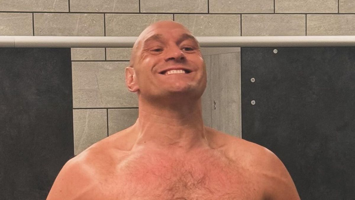 Na zdjęciu Tyson Fury