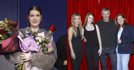 Pociecha Joanny Koroniewskiej i Macieja Dowbora debiutuje w musicalu. Na wielką premierę wpadła też babcia (ZDJĘCIA)