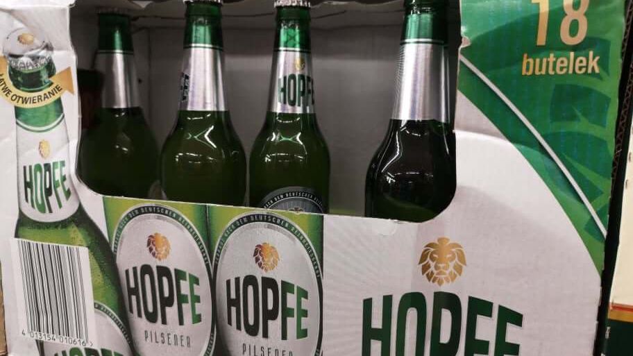 Promocja na piwo Hopfe 9+9 w Biedronce