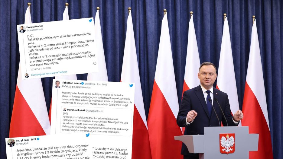 Po propozycji prezydenta Andrzeja Dudy na Twitterze zawrzało między politykami Zjednoczonej Prawicy