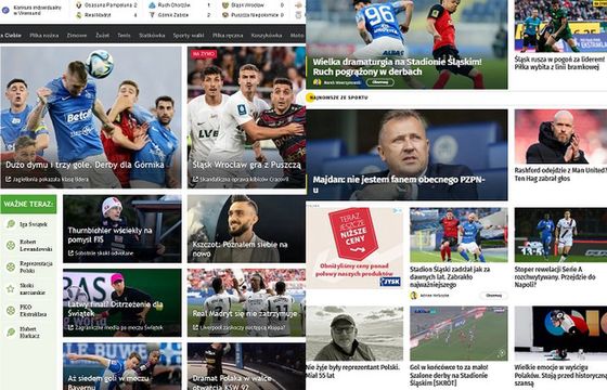 W sporcie WP dalej przed Onetem. Najdłużej w serwisie TVP Sport
