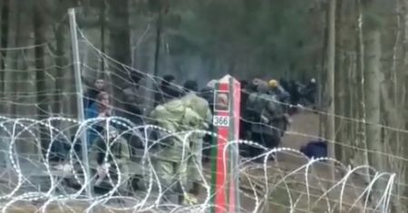 Tak to wygląda. W sieci pojawiło się nagranie z granicy