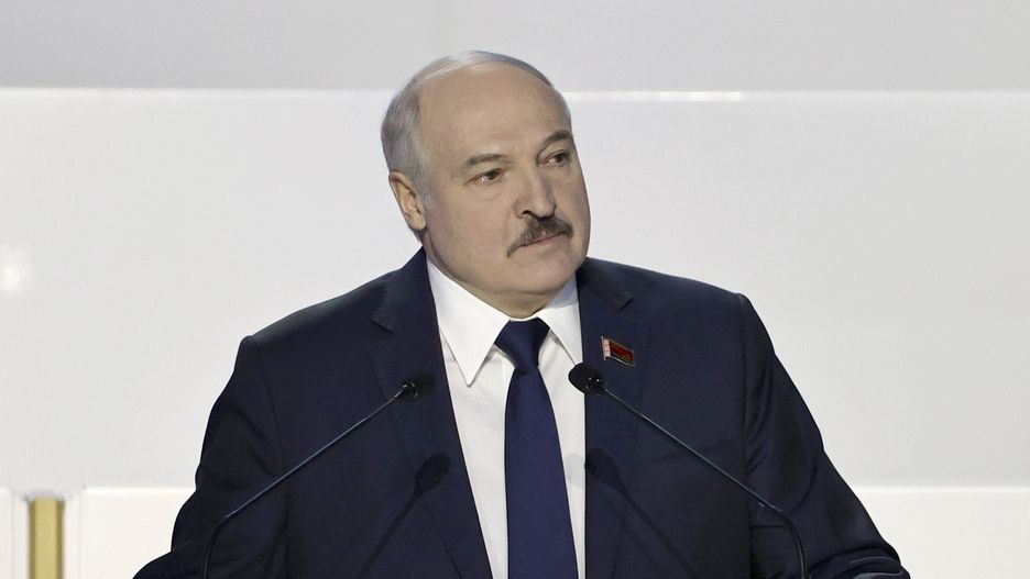 MINSK, BELARUS - FEBRUARY 11, 2021: Belarus' President Alexander Lukashenko addresses the 6th All-Belarusian People's Congress in the Palace of the Republic. Sergei Sheleg/BelTA/TASS (Photo by Sergei Sheleg\TASS via Getty Images)