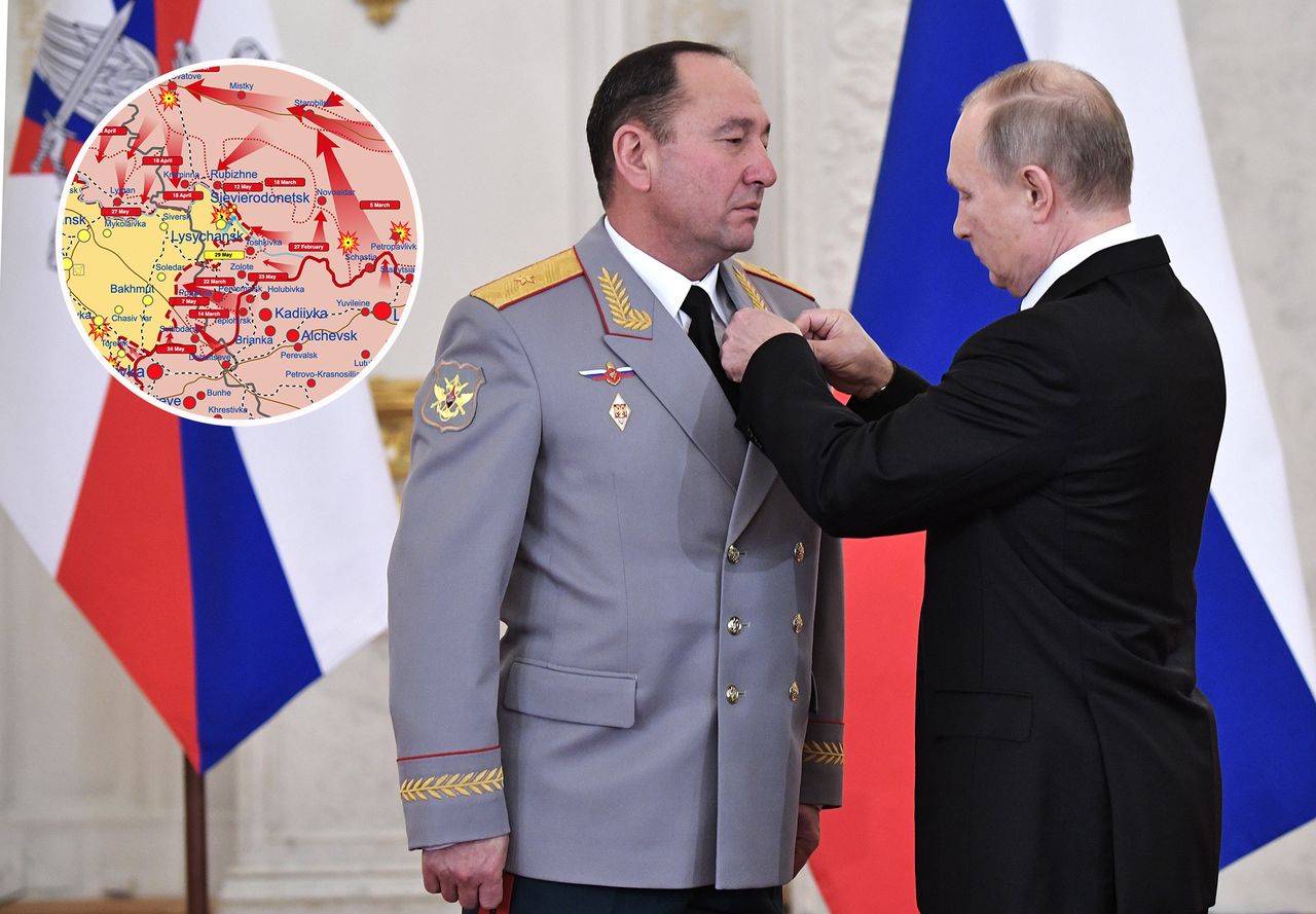 Putin wymienia generała. "Oni wszyscy się znali i pili ze sobą alkohol"
