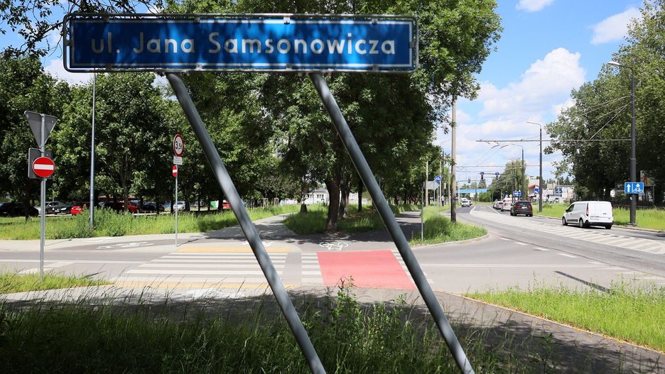 Samsonowicza równe jak stół. A co z drzewami? Zobacz jak ulica wygląda po przebudowie
