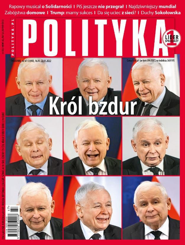 Okładka tygodnika "Polityka"