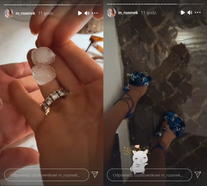 Małgorzata Rozenek pokazała fanom skutki burzy