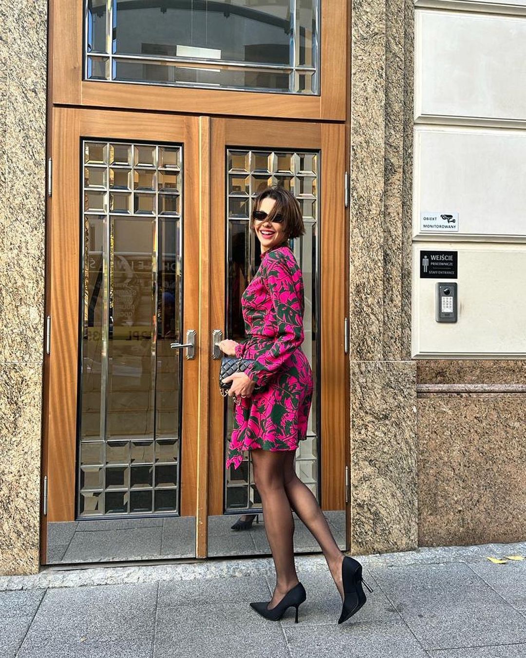 Anna Popek w eleganckiej sukience