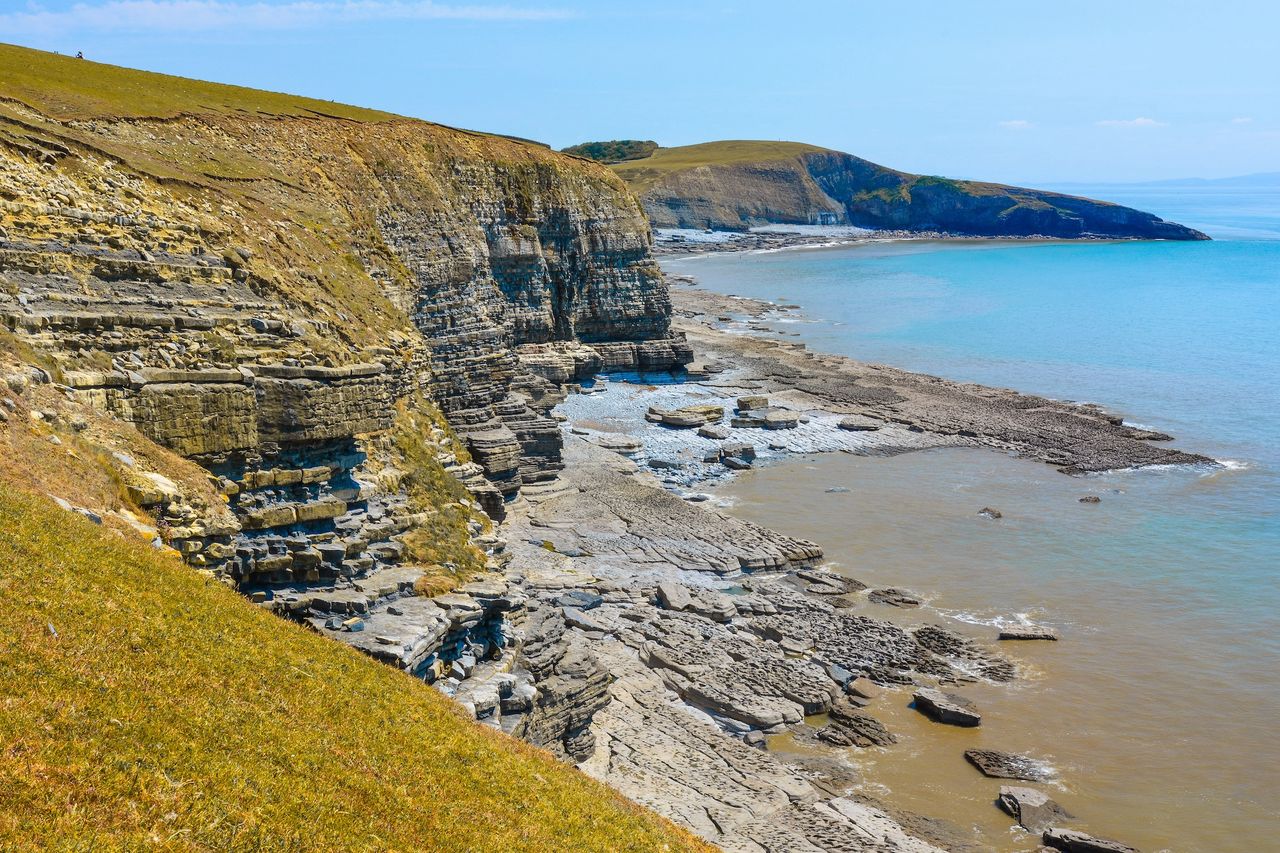 Human bones are regularly found on the beach in Dunraven Bay.