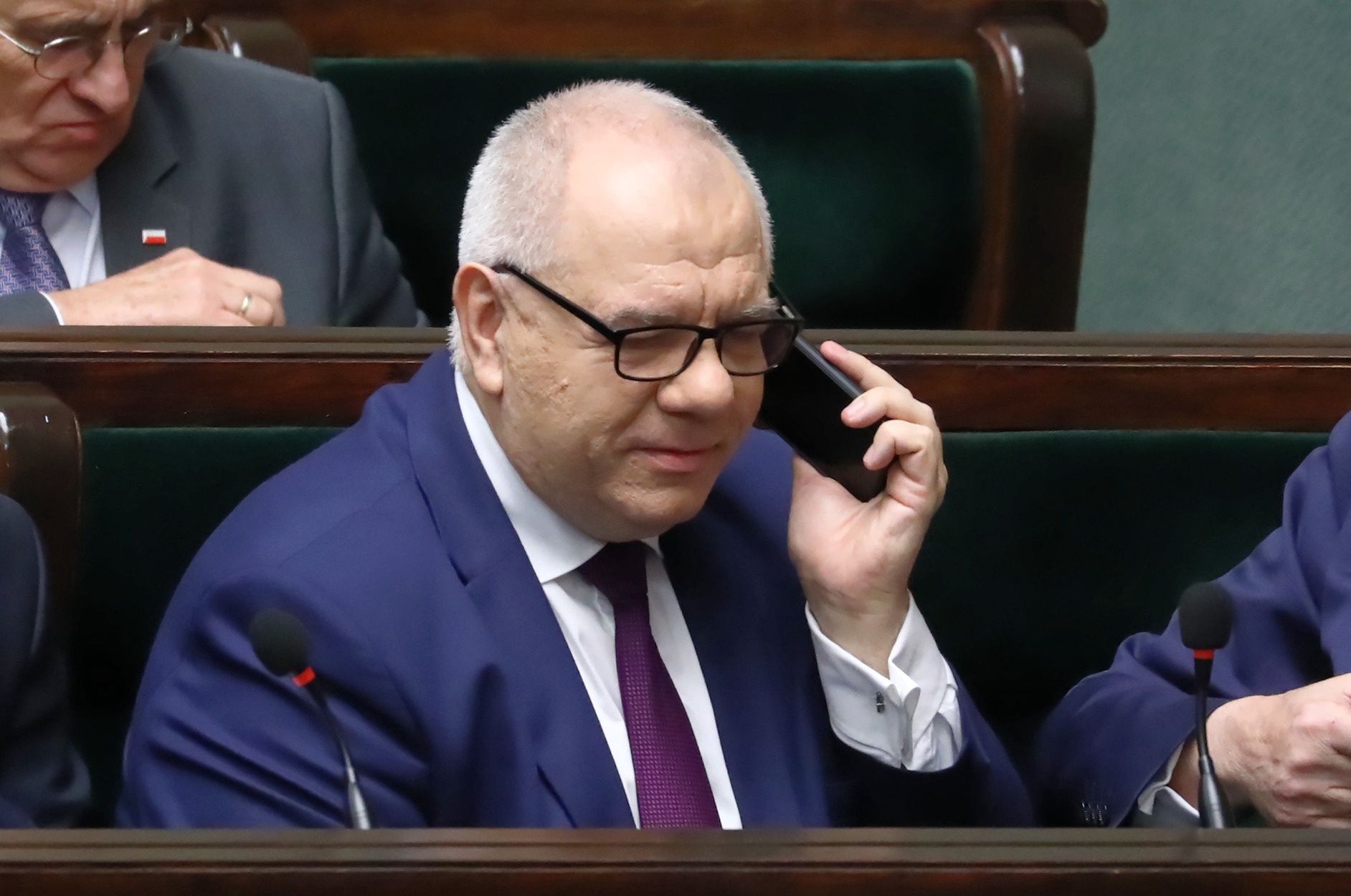 Jacek Sasin
Warszawa, 26.10.2022. Wicepremier, minister aktyw�w pa�stwowych Jacek Sasin na sali obrad Sejmu w Warszawie, 26 bm. Sejm rozpocz�� dwudniowe posiedzenie; pos�owie maj� m.in. przeprowadzi� drugie czytanie rz�dowego projektu nowelizacji ustawy o emeryturach i rentach z Funduszu Ubezpiecze� Spo�ecznych oraz niekt�rych innych ustaw. (aldg) PAP/Tomasz Gzell
Tomasz Gzell
g�osowa�, obrad, obrady, plenarna, polityk polityka, posiedzenie, sala, sejm, 9  9., IX, kadencji