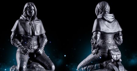 Medytująca Ciri. Wiedźmińska figurka już dostępna
