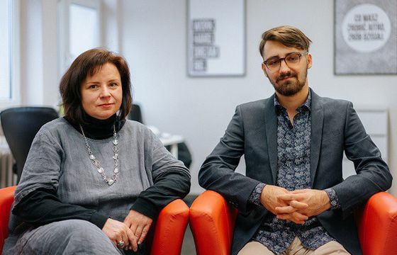 Agnieszka Domanowska dyrektor media relations w PublicumPR, Mateusz Roszkowski dyrektorem kreatywnym