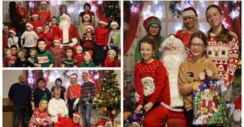 Pleszew: Święty Mikołaj w gminie ma ręce pełne pracy! Z workiem prezentów odwiedził najmłodszych mieszkańców Marszewa!