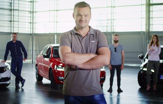 Adam Kornacki w kampanii Škody Octavii