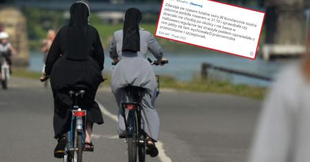Zakonnica na rowerze szukała dzieci obchodzących Halloween. "Regularnie też straszyła piekłem"