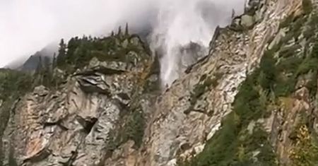 Tatry. Niesamowite wideo. Wodospad płynął do góry