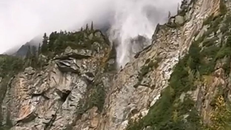 Wodospad w Tatrach płynął do góry