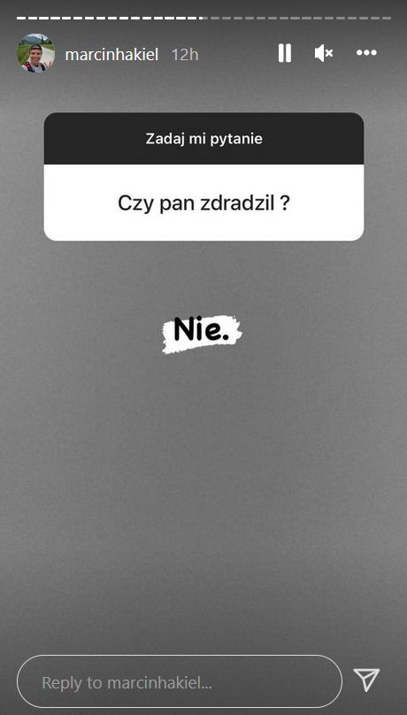 Relacja Marcina Hakiela (Instagram)