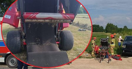 Belarka wciągnęła rękę. Dramatyczny wypadek przy pracy