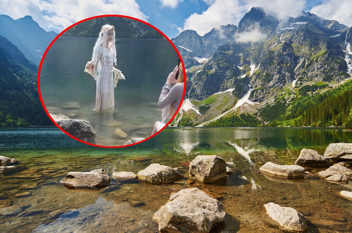 Morskie Oko przyciąga turystów, fanów fotografii, ale też influencerów