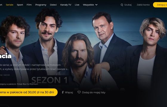 Premierowe seriale w Polsat Box Go za dodatkową opłatą dla abonentów Polsat Box