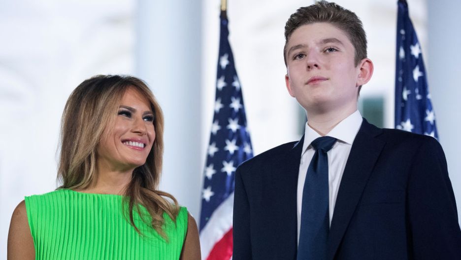 Melania Trump i Barron Trump