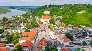 Nowa rzeczywistość Janowca nad Wisłą jest sucha. Na razie promu nie będzie