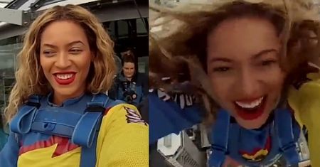 Beyonce skacze na bungee w Nowej Zelandii!