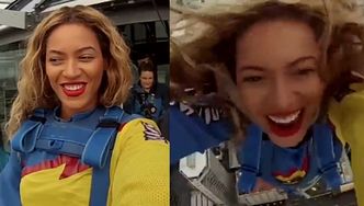 Beyonce skacze na bungee w Nowej Zelandii!