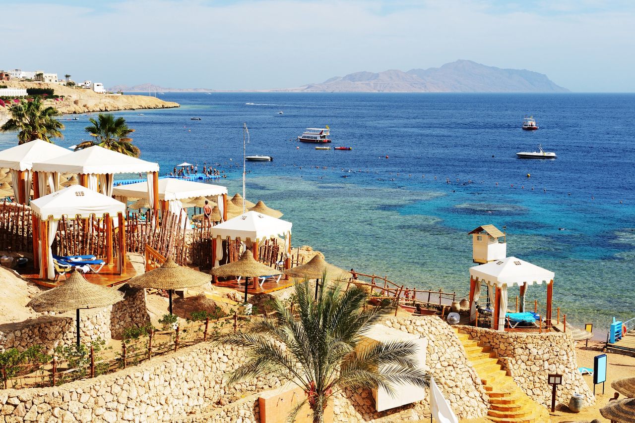 Plaża w Sharm El Sheikh, Egipt