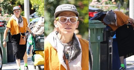 Loni Willison ze złamanym palcem przeszukuje śmietniki Hollywood (ZDJĘCIA)