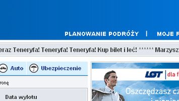 Strona LOT jeszcze bardziej mobilna 1