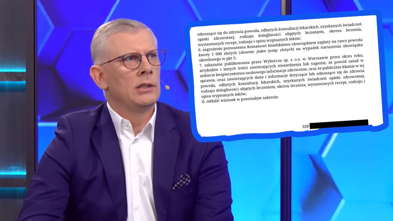 Cenckiewicz pokazał decyzję sądu ws. tekstów Czuchnowskiego. "Efekty działań moich pełnomocników"