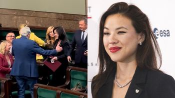 Aleksandra Uznańska-Wiśniewska wróciła do pracy DWA MIESIĄCE po porodzie. Tak powitano ją w Sejmie (WIDEO)