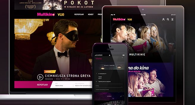 Multikino z nowym serwisem internetowym, rezerwacja i kupno biletów poprzez konta na Facebooku i Gmailu