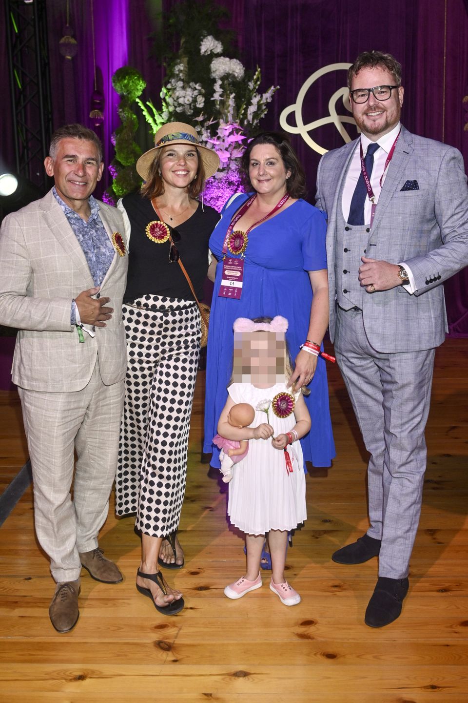 Korzeniowscy oraz Jan i Helena Lubomirscy-Lanckorońscy