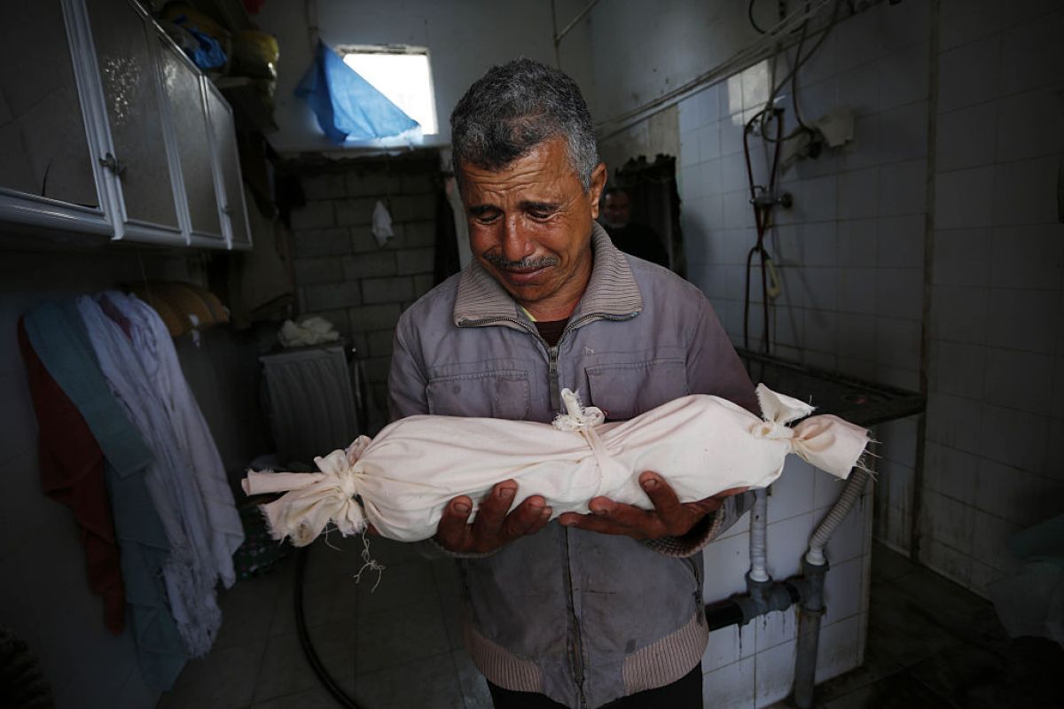 Zimowe burze w Strefie Gazy. Wśród ofiar roczne dziecko