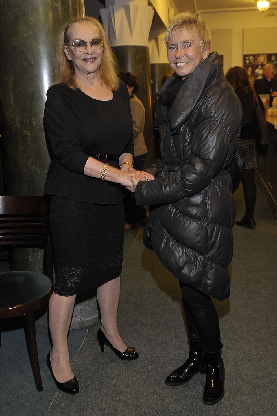 Barbara Brylska i Ewa Błaszczyk w 2013 roku