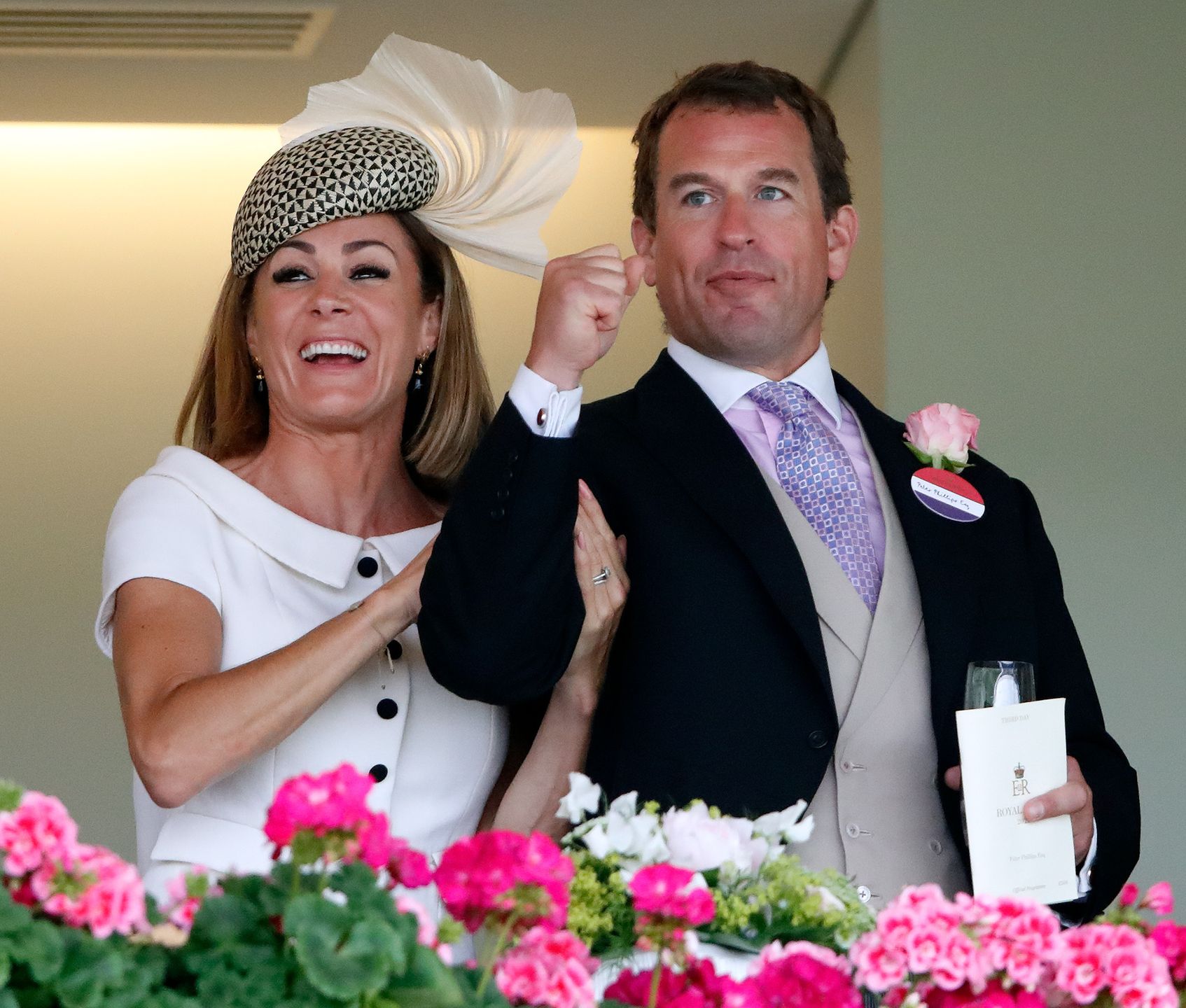 Peter Phillips i Natalie Pinkham w Royal Ascot
